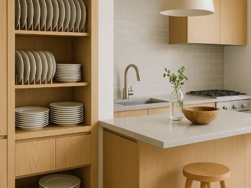 碗盤收納櫃裝潢設計：提升廚房收納效率的裝修規劃